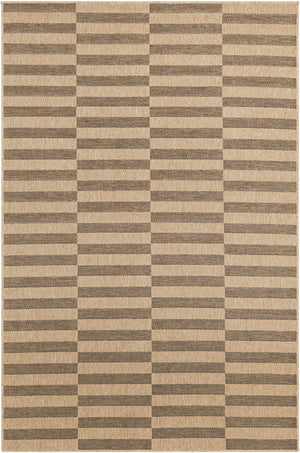 Natural and Brown 5' 5 x 8' Dunes Rectangle Area Rug 100% Polypropylene With Cotton Backing Carpet for Living, Dining, Office, Dorms, Bedrooms for Sale at Rug Engine