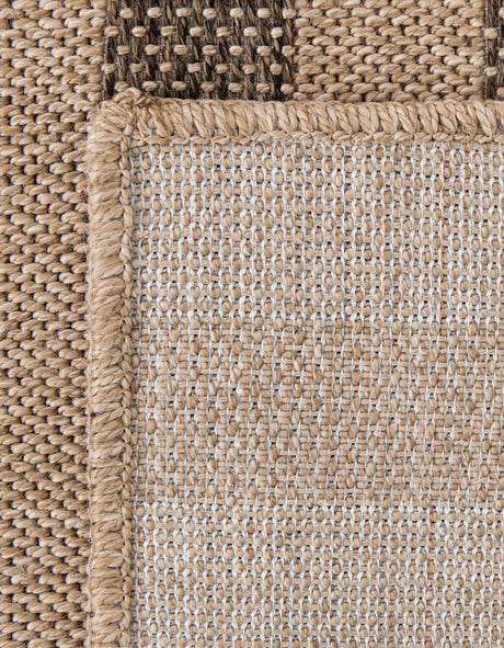 Natural and Brown 2' 9 x 6' 1 Dunes Runner Area Rug 100% Polypropylene With Cotton Backing Carpet for Living, Dining, Office, Dorms, Bedrooms for Sale at Rug Engine