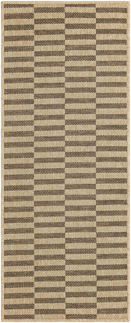 Natural and Brown 2' 9 x 6' 1 Dunes Runner Area Rug 100% Polypropylene With Cotton Backing Carpet for Living, Dining, Office, Dorms, Bedrooms for Sale at Rug Engine