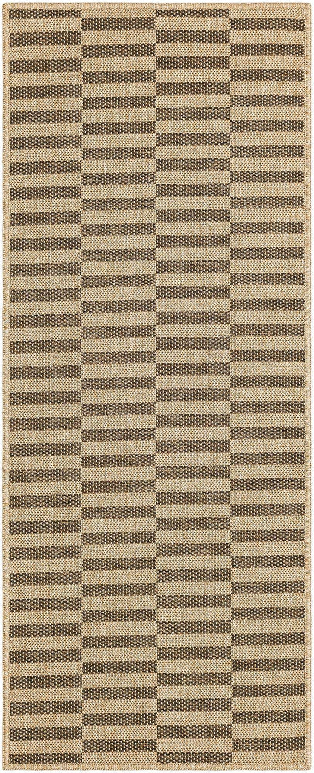 Natural and Brown 2' 9 x 6' 1 Dunes Runner Area Rug 100% Polypropylene With Cotton Backing Carpet for Living, Dining, Office, Dorms, Bedrooms for Sale at Rug Engine