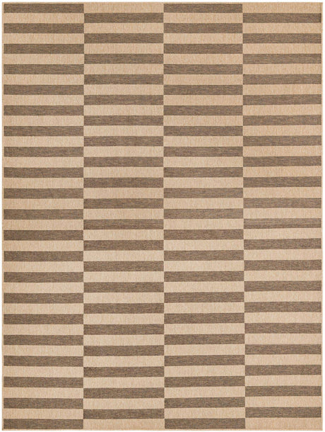 Natural and Brown 9' x 12' Dunes Rectangle Area Rug 100% Polypropylene With Cotton Backing Carpet for Living, Dining, Office, Dorms, Bedrooms for Sale at Rug Engine