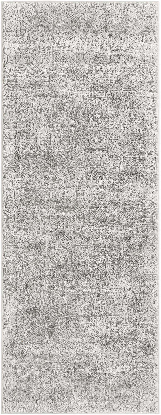 Gray 2' x 5' 3 Finsbury Runner Area Rug 60% Polypropylene & 40% Polyester Contemporary Carpet for Living Rooms, Dining, Offices for Sale at Rug Engine