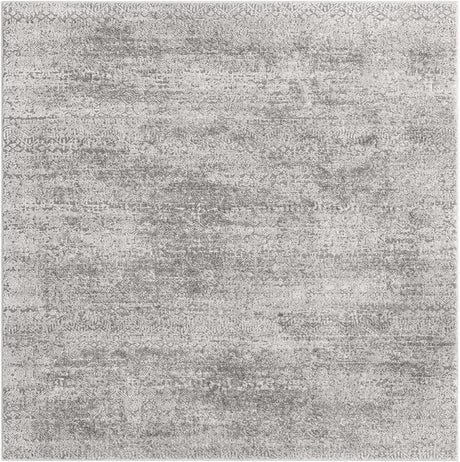 Gray 6' 1 x 6' 1 Finsbury Square Area Rug 60% Polypropylene & 40% Polyester Contemporary Carpet for Living Rooms, Dining, Offices for Sale at Rug Engine