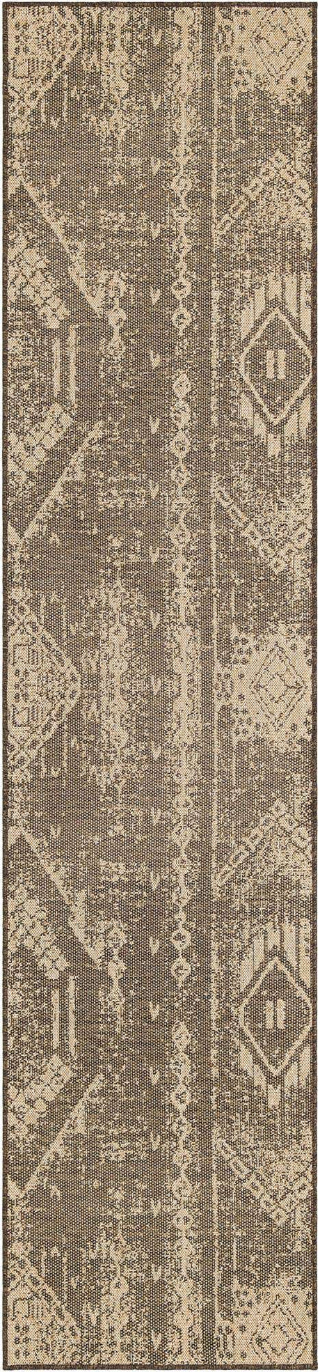Natural and Brown 2' 9 x 12' Dunes Runner Area Rug 100% Polypropylene With Cotton Backing Carpet for Living, Dining, Office, Dorms, Bedrooms for Sale at Rug Engine