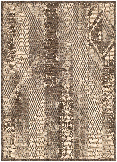 Natural and Brown 2' 2 x 3' 1 Dunes Rectangle Area Rug 100% Polypropylene With Cotton Backing Carpet for Living, Dining, Office, Dorms, Bedrooms for Sale at Rug Engine