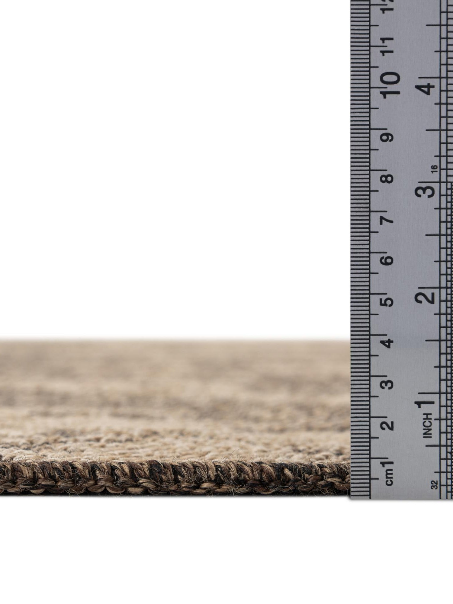 Natural and Brown 8' x 10' Dunes Rectangle Area Rug 100% Polypropylene With Cotton Backing Carpet for Living, Dining, Office, Dorms, Bedrooms for Sale at Rug Engine