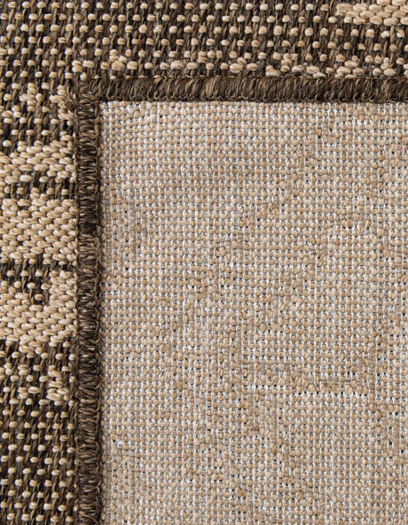 Natural and Brown 2' 9 x 12' Dunes Runner Area Rug 100% Polypropylene With Cotton Backing Carpet for Living, Dining, Office, Dorms, Bedrooms for Sale at Rug Engine