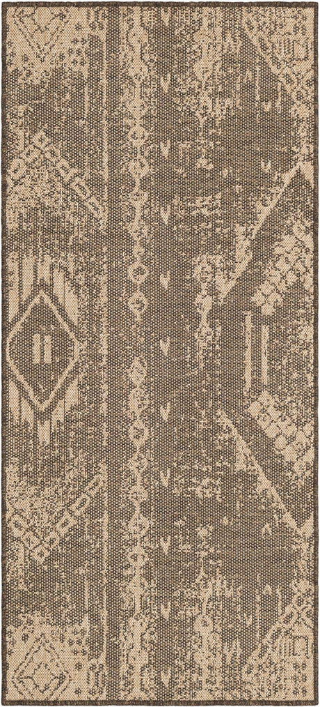 Natural and Brown 2' 9 x 6' 1 Dunes Runner Area Rug 100% Polypropylene With Cotton Backing Carpet for Living, Dining, Office, Dorms, Bedrooms for Sale at Rug Engine