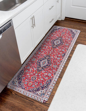 Red 2' x 5' Comfort Mat Rectangle Rug