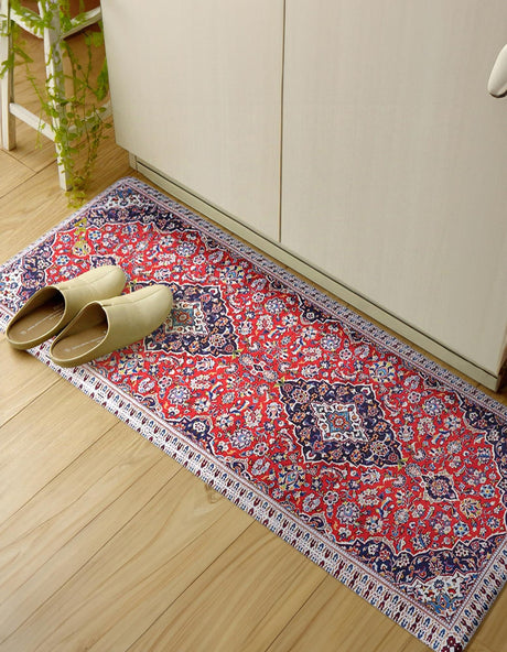 Anti-Fatigue Red 2' x 5' Comfort Standing Mat  for Kitchen, Bath, Laundry Room, Office Colorful PVC Durable Non-Slip Water Resistant Spill Proof Rug Thick Rubber for Sale at Rug Engine