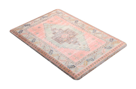 Anti-Fatigue Rose Pink 2' x 3' Comfort Standing Mat  for Kitchen, Bath, Laundry Room, Office Colorful PVC Durable Non-Slip Water Resistant Spill Proof Rug Thick Rubber for Sale at Rug Engine