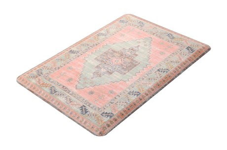 Anti-Fatigue Rose Pink 2' x 3' Comfort Standing Mat  for Kitchen, Bath, Laundry Room, Office Colorful PVC Durable Non-Slip Water Resistant Spill Proof Rug Thick Rubber for Sale at Rug Engine