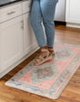 Rose Pink 2' x 5' Comfort Mat Rectangle Rug