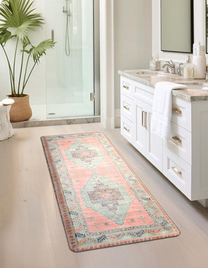 Rose Pink 2' x 3' Comfort Mat Rectangle Rug