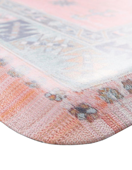 Anti-Fatigue Rose Pink 2' x 5' Comfort Standing Mat  for Kitchen, Bath, Laundry Room, Office Colorful PVC Durable Non-Slip Water Resistant Spill Proof Rug Thick Rubber for Sale at Rug Engine