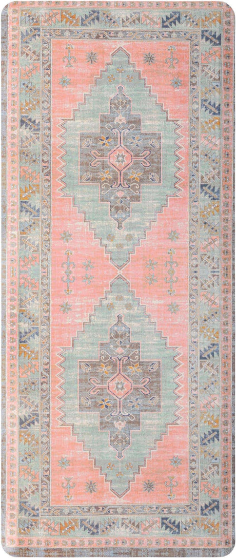 Rose Pink 2' x 5' Comfort Mat Rectangle Rug