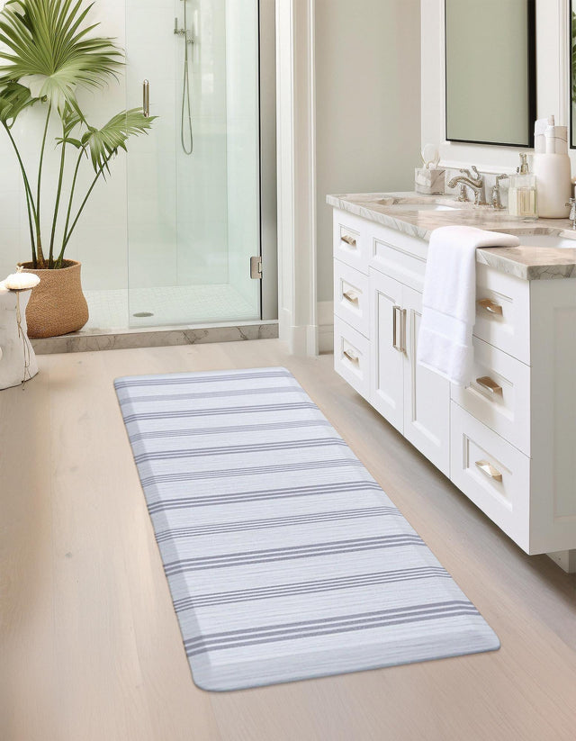 Anti-Fatigue White 2' x 5' Comfort Standing Mat  for Kitchen, Bath, Laundry Room, Office Colorful PVC Durable Non-Slip Water Resistant Spill Proof Rug Thick Rubber for Sale at Rug Engine
