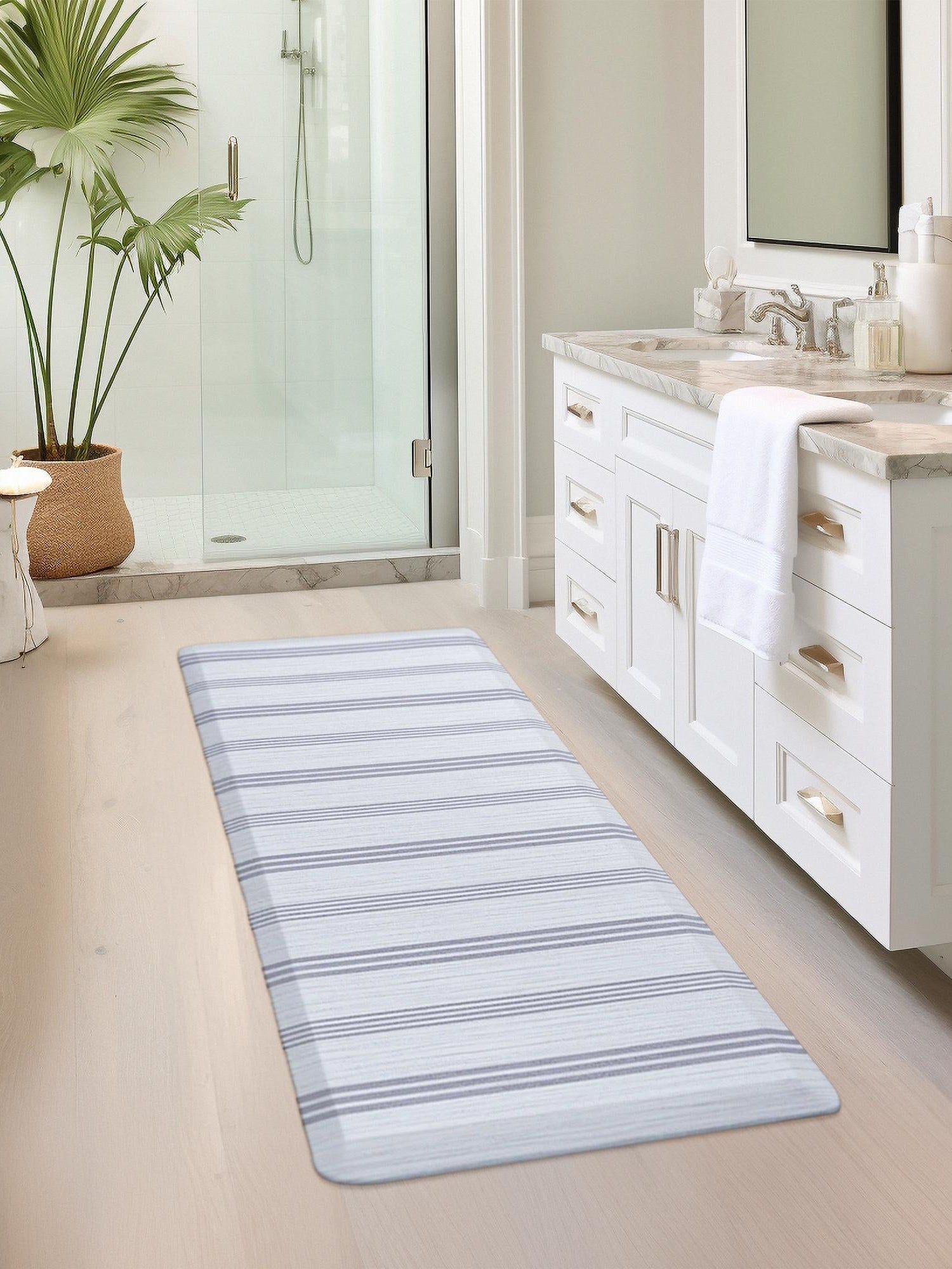 Anti-Fatigue White 2' x 3' Comfort Standing Mat  for Kitchen, Bath, Laundry Room, Office Colorful PVC Durable Non-Slip Water Resistant Spill Proof Rug Thick Rubber for Sale at Rug Engine