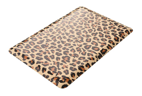 Anti-Fatigue Beige Brown 2' x 3' Comfort Standing Mat  for Kitchen, Bath, Laundry Room, Office Colorful PVC Durable Non-Slip Water Resistant Spill Proof Rug Thick Rubber for Sale at Rug Engine