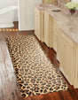 Beige Brown 2' x 5' Comfort Mat Rectangle Rug