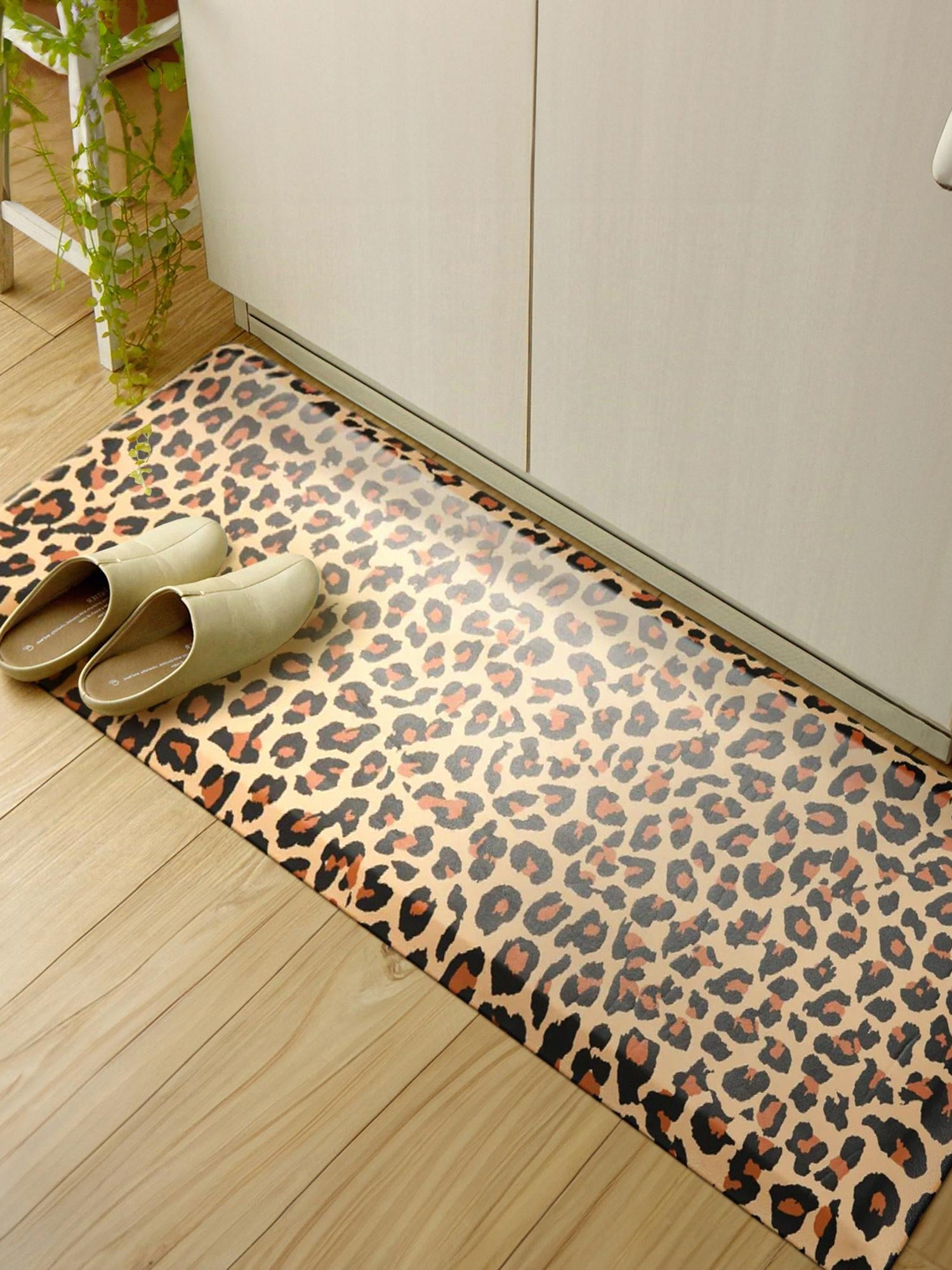 Anti-Fatigue Beige Brown 2' x 5' Comfort Standing Mat  for Kitchen, Bath, Laundry Room, Office Colorful PVC Durable Non-Slip Water Resistant Spill Proof Rug Thick Rubber for Sale at Rug Engine