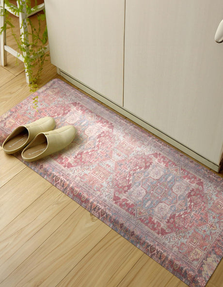 Anti-Fatigue Antique Red 2' x 5' Comfort Standing Mat  for Kitchen, Bath, Laundry Room, Office Colorful PVC Durable Non-Slip Water Resistant Spill Proof Rug Thick Rubber for Sale at Rug Engine