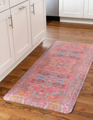 Pink 2' x 3' Comfort Mat Rectangle Rug