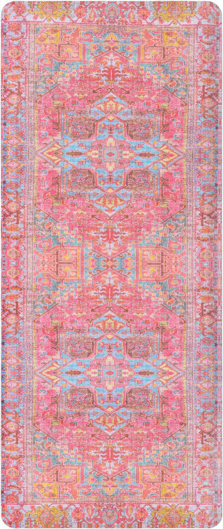 Anti-Fatigue Pink 2' x 5' Comfort Standing Mat  for Kitchen, Bath, Laundry Room, Office Colorful PVC Durable Non-Slip Water Resistant Spill Proof Rug Thick Rubber for Sale at Rug Engine
