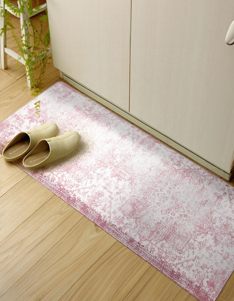 Anti-Fatigue Rose Pink 2' x 3' Comfort Standing Mat  for Kitchen, Bath, Laundry Room, Office Colorful PVC Durable Non-Slip Water Resistant Spill Proof Rug Thick Rubber for Sale at Rug Engine