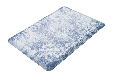 Anti-Fatigue Blue 2' x 3' Comfort Standing Mat  for Kitchen, Bath, Laundry Room, Office Colorful PVC Durable Non-Slip Water Resistant Spill Proof Rug Thick Rubber for Sale at Rug Engine