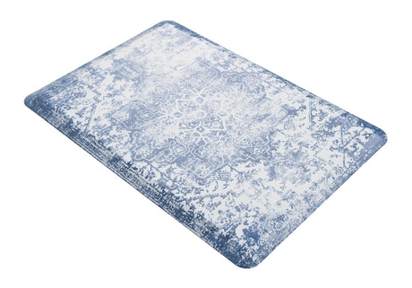 Anti-Fatigue Blue 2' x 3' Comfort Standing Mat  for Kitchen, Bath, Laundry Room, Office Colorful PVC Durable Non-Slip Water Resistant Spill Proof Rug Thick Rubber for Sale at Rug Engine