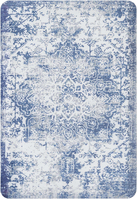 Blue 2' x 3' Comfort Mat Rectangle Rug