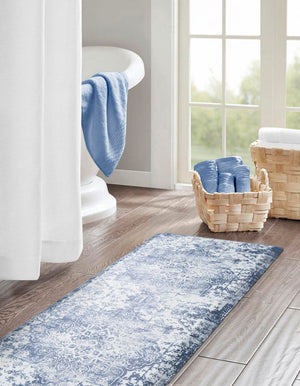 Blue 2' x 3' Comfort Mat Rectangle Rug