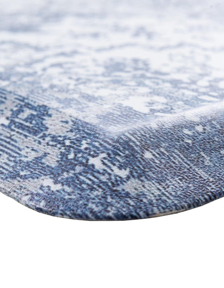 Anti-Fatigue Blue 2' x 5' Comfort Standing Mat  for Kitchen, Bath, Laundry Room, Office Colorful PVC Durable Non-Slip Water Resistant Spill Proof Rug Thick Rubber for Sale at Rug Engine