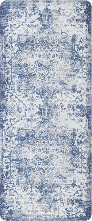 Blue 2' x 5' Comfort Mat Rectangle Rug