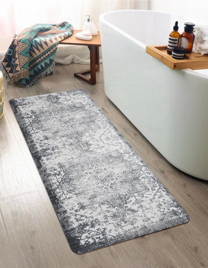 Gray 2' x 3' Comfort Mat Rectangle Rug