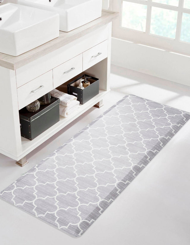 Gray 2' x 3' Comfort Mat Rectangle Rug