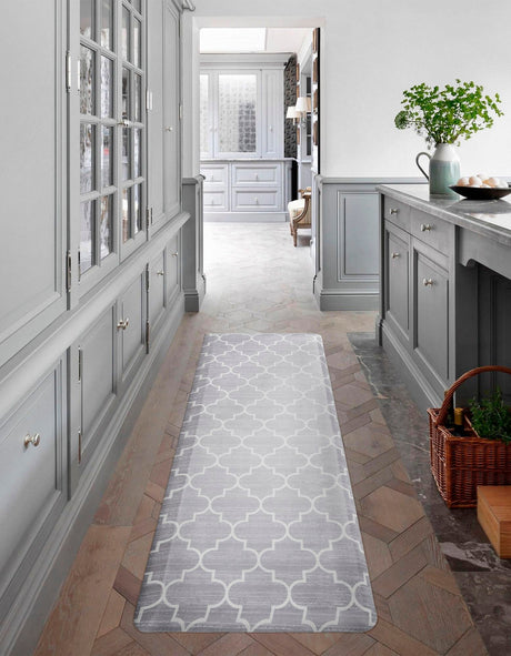 Anti-Fatigue Gray 2' x 3' Comfort Standing Mat  for Kitchen, Bath, Laundry Room, Office Colorful PVC Durable Non-Slip Water Resistant Spill Proof Rug Thick Rubber for Sale at Rug Engine