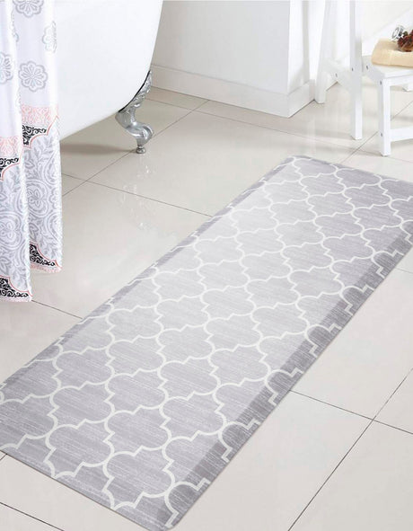 Anti-Fatigue Gray 2' x 3' Comfort Standing Mat  for Kitchen, Bath, Laundry Room, Office Colorful PVC Durable Non-Slip Water Resistant Spill Proof Rug Thick Rubber for Sale at Rug Engine