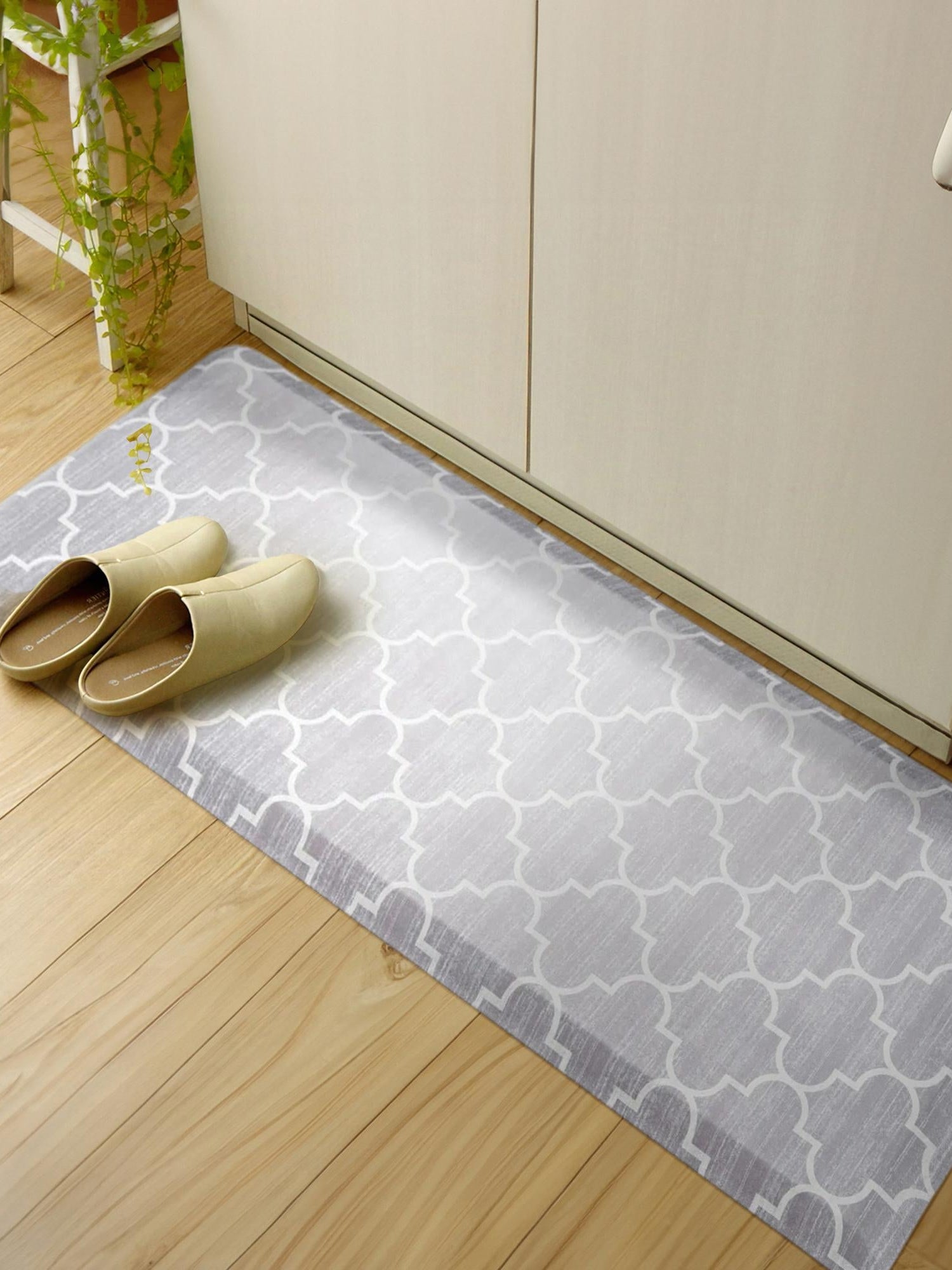 Anti-Fatigue Gray 2' x 3' Comfort Standing Mat  for Kitchen, Bath, Laundry Room, Office Colorful PVC Durable Non-Slip Water Resistant Spill Proof Rug Thick Rubber for Sale at Rug Engine