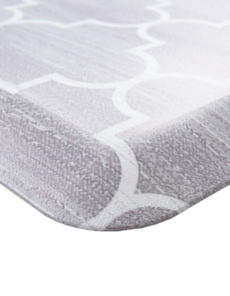 Anti-Fatigue Gray 2' x 5' Comfort Standing Mat  for Kitchen, Bath, Laundry Room, Office Colorful PVC Durable Non-Slip Water Resistant Spill Proof Rug Thick Rubber for Sale at Rug Engine