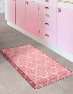 Rose Pink 2' x 3' Comfort Mat Rectangle Rug