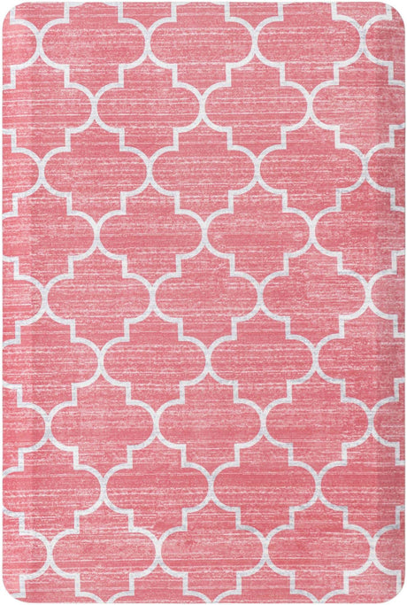 Rose Pink 2' x 3' Comfort Mat Rectangle Rug