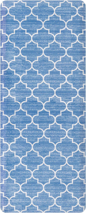 Blue 2' x 5' Comfort Mat Rectangle Rug