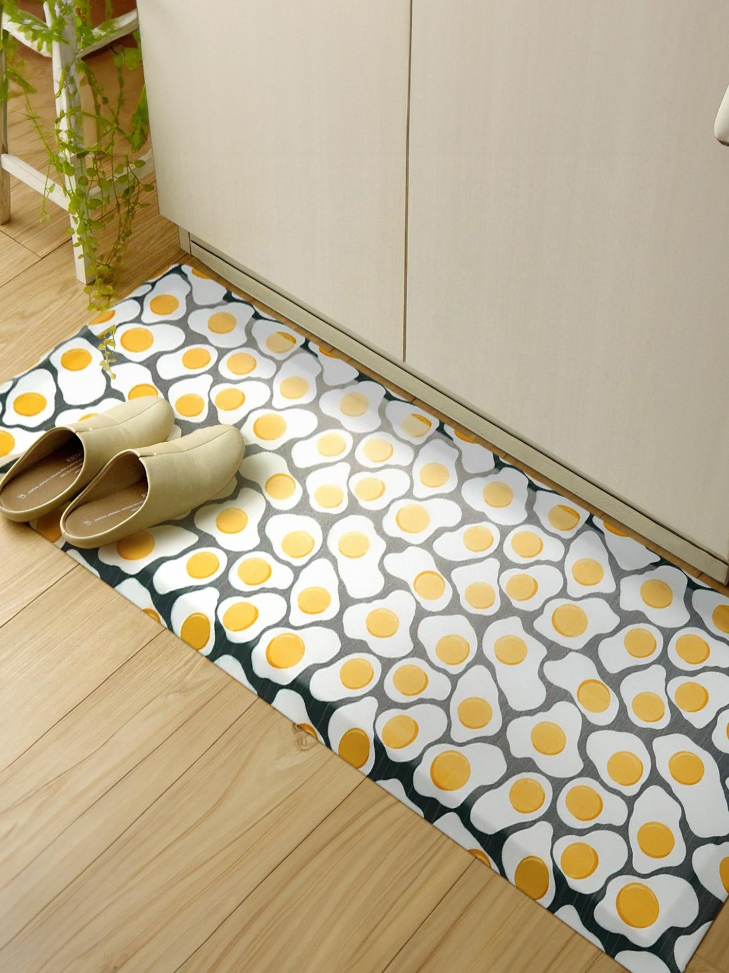 Anti-Fatigue Black and White 2' x 3' Comfort Standing Mat  for Kitchen, Bath, Laundry Room, Office Colorful PVC Durable Non-Slip Water Resistant Spill Proof Rug Thick Rubber for Sale at Rug Engine