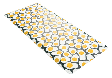 Anti-Fatigue Black and White 2' x 5' Comfort Standing Mat  for Kitchen, Bath, Laundry Room, Office Colorful PVC Durable Non-Slip Water Resistant Spill Proof Rug Thick Rubber for Sale at Rug Engine