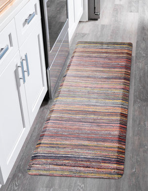 Multicolor 2' x 5' Comfort Mat Rectangle Rug