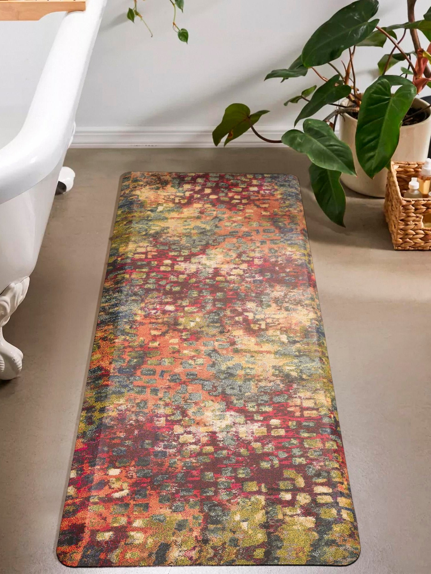Anti-Fatigue Multicolor 2' x 3' Comfort Standing Mat  for Kitchen, Bath, Laundry Room, Office Colorful PVC Durable Non-Slip Water Resistant Spill Proof Rug Thick Rubber for Sale at Rug Engine