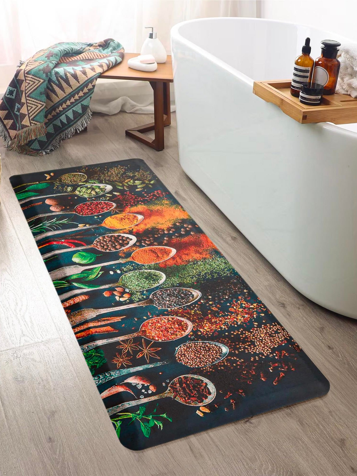 Anti-Fatigue Multicolor 2' x 5' Comfort Standing Mat  for Kitchen, Bath, Laundry Room, Office Colorful PVC Durable Non-Slip Water Resistant Spill Proof Rug Thick Rubber for Sale at Rug Engine