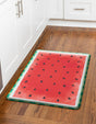 Watermelon Red 2' x 3' Comfort Mat Rectangle Rug